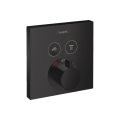 Термостат прихованого монтажу Hansgrohe ShowerSelect на 2 клавіші, Matt Black (15763670)