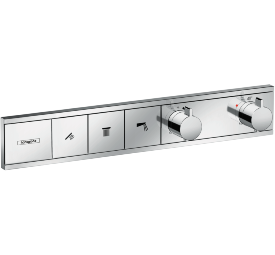 Термостат скрытого монтажа Hansgrohe RainSelect на 3 клавиши Chrome (15381000)
