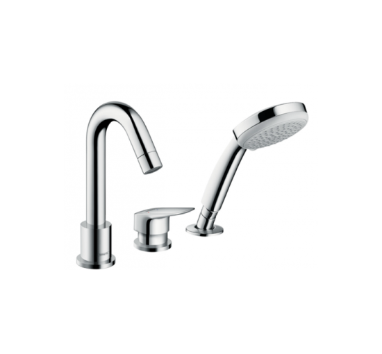 Змішувач Hansgrohe Logis врізний на край ванни на 3 отвори (71313000)
