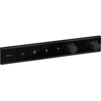 Термостат прихованого монтажу Hansgrohe RainSelect на 4 клавіші Matt Black (15382670)