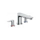 Смеситель Hansgrohe Talis E врезной на край ванны 3 отверстия (71747000)