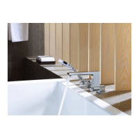 Смеситель Hansgrohe Metropol на край ванны на 4 отверстия Secuflex хромированный (32552000)