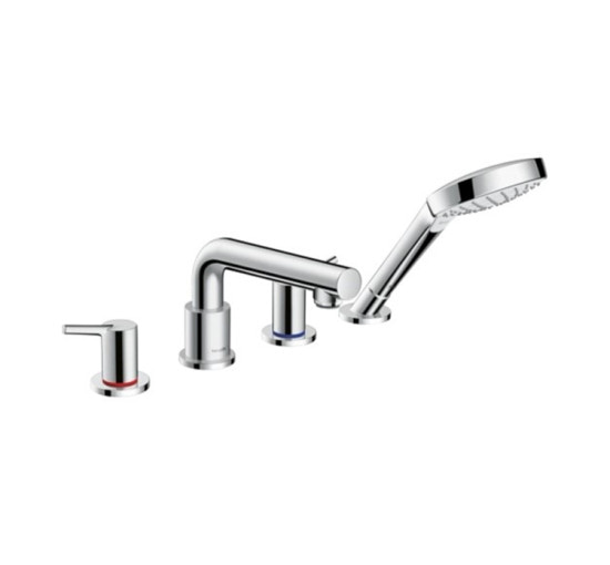 Змішувач Hansgrohe Talis S врізний на край ванни на 4 отвори (72419000)