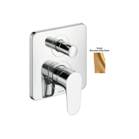 Змішувач Axor Citterio M прихованого монтажу для ванни/душу Brushed Gold Optic 34425250