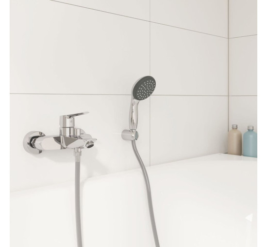 Змішувач для ванної одноважільний із коротким виливом GROHE Start хром латунь 24206002