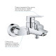 Змішувач для ванної одноважільний із коротким виливом GROHE Start хром латунь 24206002