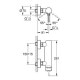 Кран в одновентильный душевой GROHE Essence черный латунь без душевого набора 33636AL1