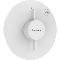 Смеситель hansgrohe DuoTurn S для душа скрытого монтажа, белый матовый 75618700