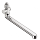 Гусак для змішувача HANSGROHE плоский для ванни 30см хром 14495000