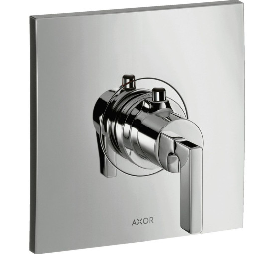 Наружная часть смесителя без скрытой части HANSGROHE AXOR Citterio Highflow хром латунь 170x170мм 39711000