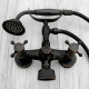 змішувач для ванни і душа Rea Retro чорний (REA-B0224)