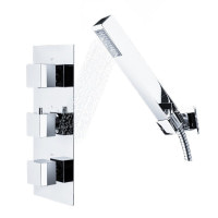 встраиваемый смеситель для душа Rea Brito хром (REA-P0801)