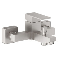 Смеситель для ванной однорычажный с коротким изливом VOLLE PARDO сатин латунь 1548.030102