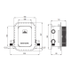 Бокс скрытого монтажа с термостатическим переключателем на душ Deante Box (BXY_X44T)