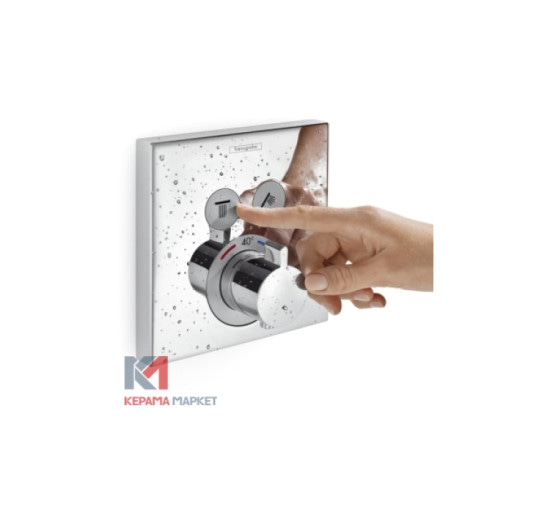 Термостат прихованого монтажу Hansgrohe ShowerSelect на 2 клавіші/ верхня частина.(15763000)