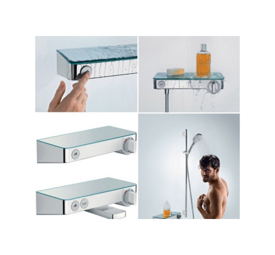 Термостат ShowerTablet Select 300 мм для ванни хромований (13151000)