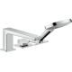 Смеситель Hansgrohe Metropol на край ванны на 3 отверстия, ручка Loop Secuflex хром (74550000)