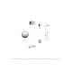 Термостат скрытого монтажа Hansgrohe ShowerSelect на 2 клавиши Brushed Black (15763340)