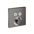 Термостат скрытого монтажа Hansgrohe ShowerSelect на 2 клавиши Brushed Black (15763340)