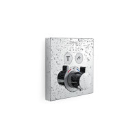 Термостат скрытого монтажа Hansgrohe ShowerSelect на 2 клавиши Brushed Black (15763340)