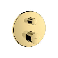 Змішувач Axor Uno прихованого монтажу ванна/душ ручка Zero , Polished Gold Optic (45405990)