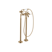 Смеситель Axor Montreux для ванны напольный двухвентельный Lever 16553140 Brushed Bronze