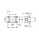 Прихована частина змішувача GROHE Grohtherm F 35034000