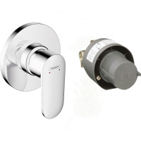 Смеситель скрытого монтажа HANSGROHE Vernis Blend хром латунь 110мм 71663000