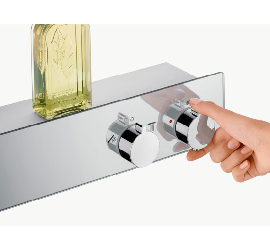 Термостат hansgrohe ShowerTablet 600 для ванны, белый/хром 13109400