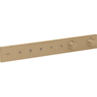 Термостат hansgrohe RainSelect скрытого монтажа на 5 потребителей, золото 15384990