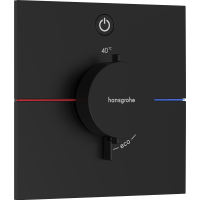 Термостат hansgrohe ShowerSelect Comfort E для душа 15571670 черный матовый