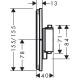 Термостат hansgrohe ShowerSelect Comfort E для душу 15574670 чорний матовий