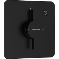 Смеситель hansgrohe DuoTurn Q для душа скрытого монтажа, черный матовый 75614670