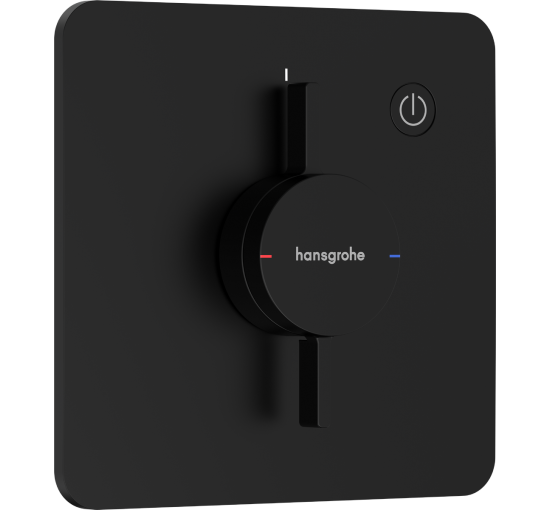 Смеситель hansgrohe DuoTurn Q для душа скрытого монтажа, черный матовый 75614670
