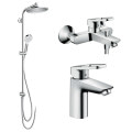 Набор смесителей для ванной HANSGROHE LOGIS LOOP хром латунь 71151000+71244000+27270000 1272019