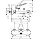Смеситель для ванной одновентильный с коротким носиком HANSGROHE NOVUS хром латунь 71040000