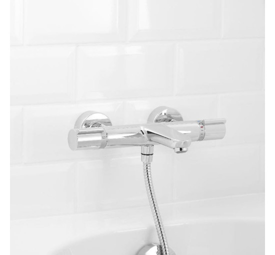 Змішувач для ванної термостатний HANSGROHE VERSOSTAT хром латунь 15348000