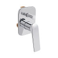 Смеситель скрытого монтажа для душа Qtap Vlasta 6028102NC для двух потребителей