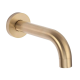 Змішувач для ванни і душу REA LUNGO BRUSHED GOLD + BOX прихованого монтажу