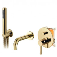 змішувач для ванни прихованого монтажу Rea Lungo світле золото (REA-P4563)