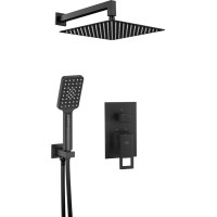 Комплект прихованого монтажу для душу Deante Anemon чорний (NAC N9MP)