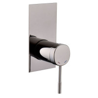 Смеситель встраиваемый для душа на 1 канал IMPRESE BRENTA черный латунь 140x70мм ZMK091908081