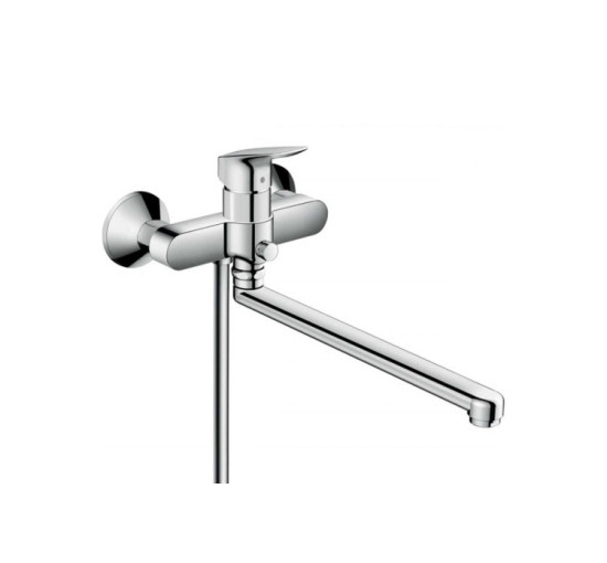 Змішувач Hansgrohe Logis для ванни з довгим Вилив Hansgroheом хромований (71402000)