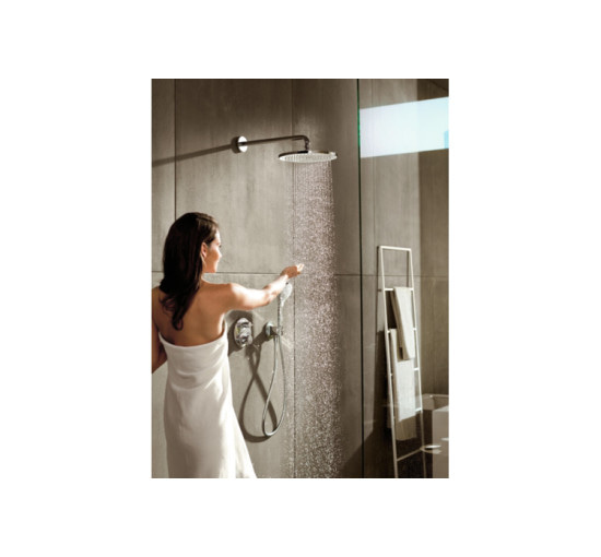 Термостат скрытого монтажа Hansgrohe Ecostat S: сопротивляющимся/переключающим вентилем, двухрежимный (15758000)