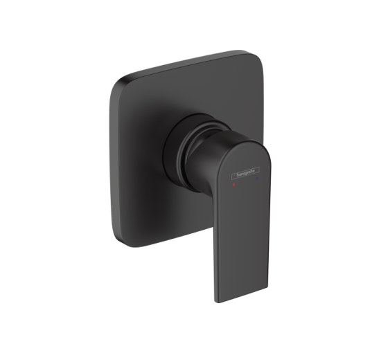 Смеситель Hansgrohe Vernis Shape скрытого монтажа для душа 117/117 Matt Black (71658670)