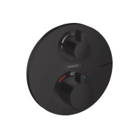 Термостат прихованого монтажу Hansgrohe Ecostat S запірно-перемикаючий двохрежимний (15758670) Matt Black