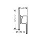 Змішувач Hansgrohe Vernis Shape прихованого монтажу для душу 117/117 Matt Black (71658670)