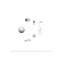 Термостат скрытого монтажа Hansgrohe ShowerSelect на 2 клавиши Brushed Bronze (15763140)
