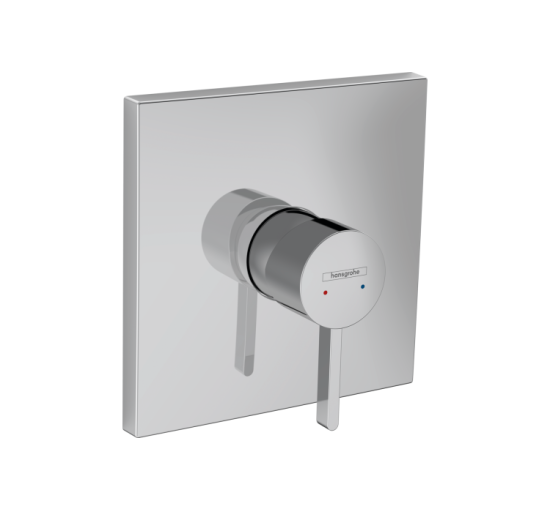 Змішувач Hansgrohe Finoris прихованого монтажу для душу, верхня частина Chrome (76615000)