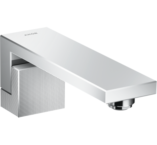 Излияние Edge на ванну, выступ 190 мм Chrome Diamond Cut (46411000)